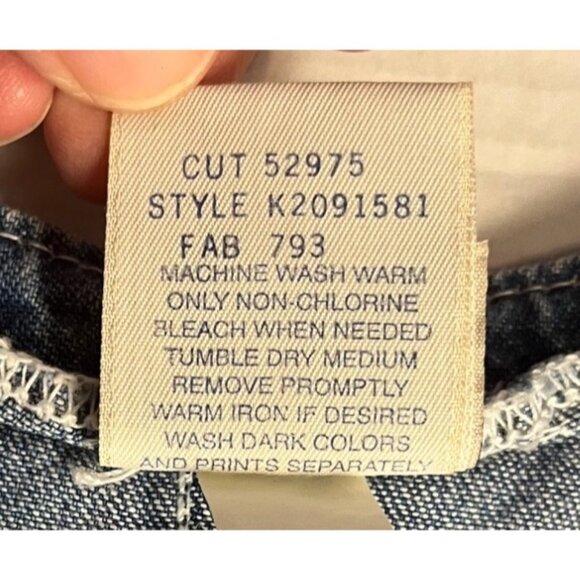 Womens Essentials Denim Sleeveless Jumper Dress V-Neck With Pockets L 100% Cotto - Picture 5 of 11